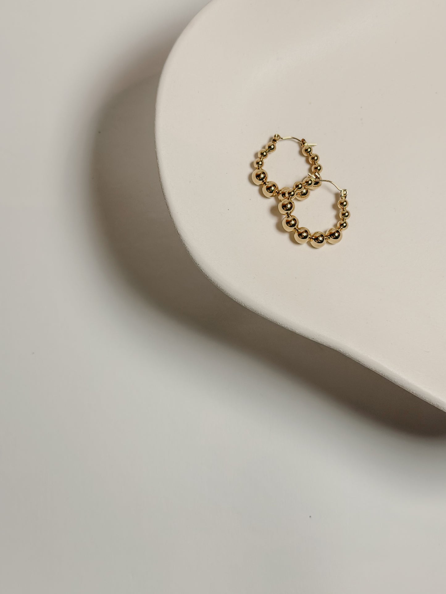 EARRINGS "BUBBLE HOOPS"