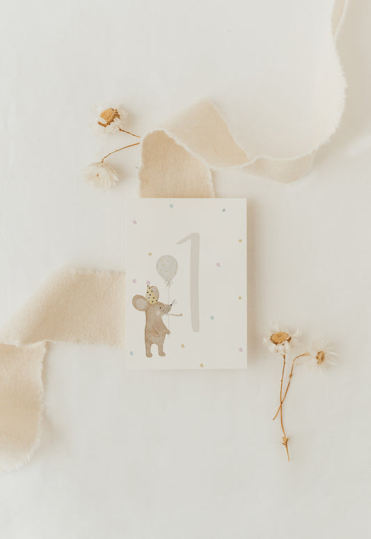 HEJ HANNI POSTKARTE | 1. GEBURTSTAG