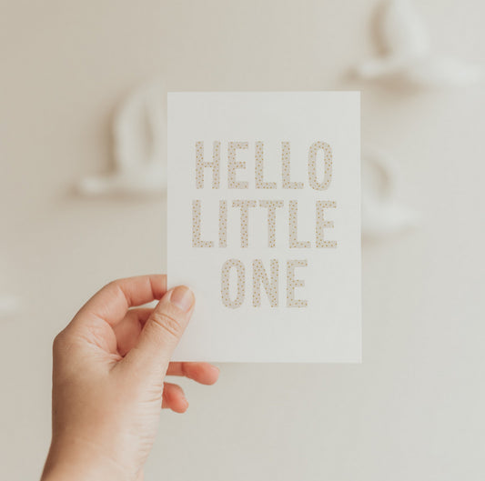 HEJ HANNI POSTKARTE | HELLO LITTLE ONE