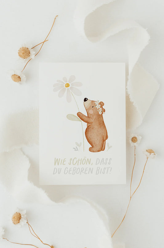 HEJ HANNI POSTKARTE | KLEINER BÄR